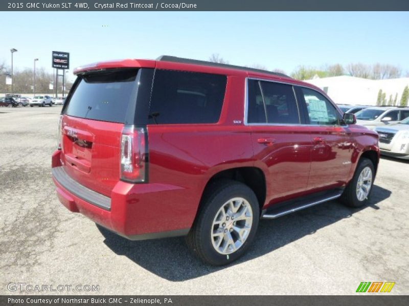 Crystal Red Tintcoat / Cocoa/Dune 2015 GMC Yukon SLT 4WD