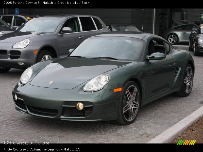 Malachite Green Metallic / Black 2008 Porsche Cayman S