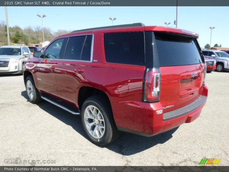 Crystal Red Tintcoat / Cocoa/Dune 2015 GMC Yukon SLT 4WD