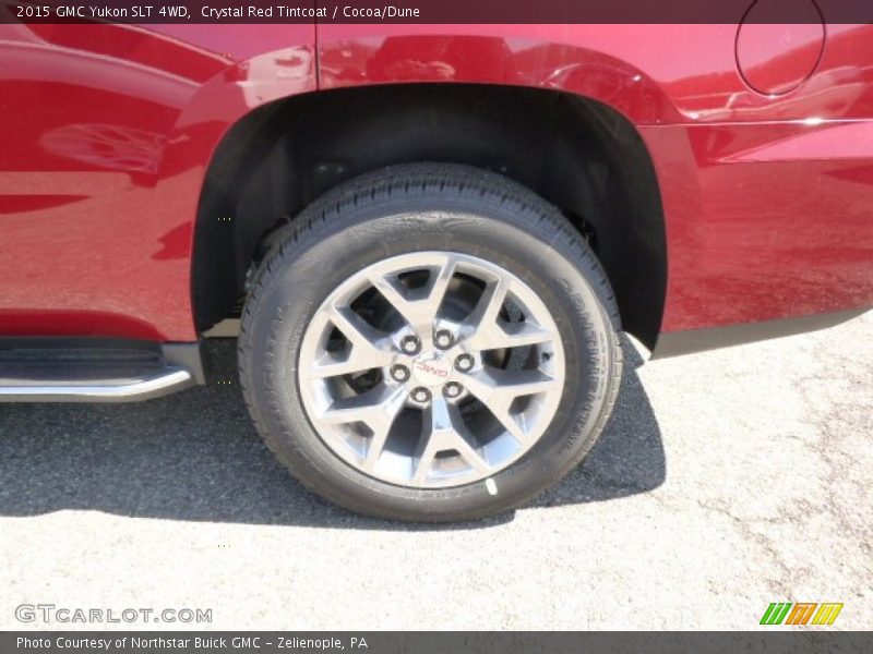 Crystal Red Tintcoat / Cocoa/Dune 2015 GMC Yukon SLT 4WD