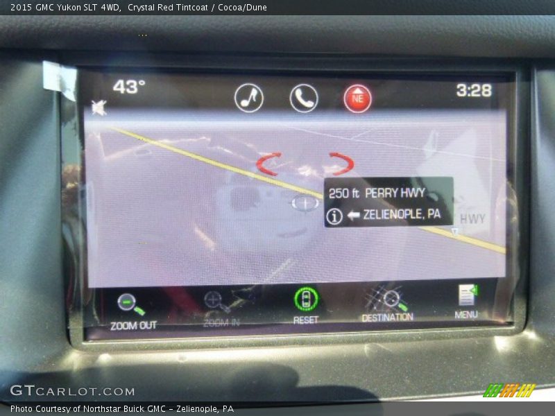 Crystal Red Tintcoat / Cocoa/Dune 2015 GMC Yukon SLT 4WD