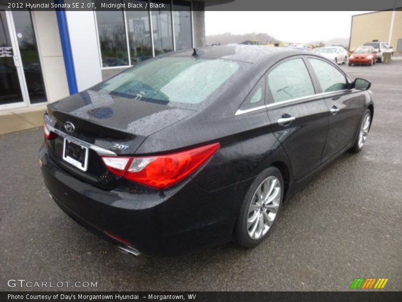 Midnight Black / Black 2012 Hyundai Sonata SE 2.0T