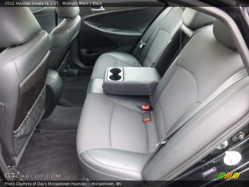 Midnight Black / Black 2012 Hyundai Sonata SE 2.0T