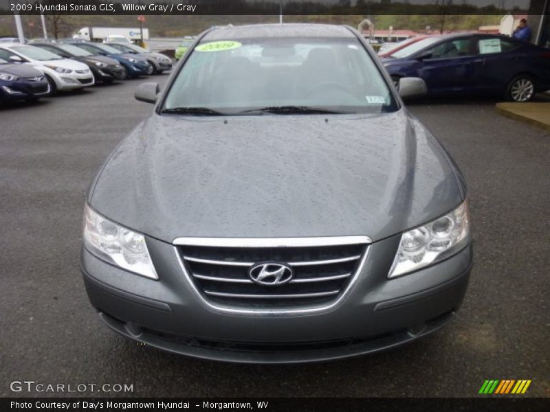 Willow Gray / Gray 2009 Hyundai Sonata GLS