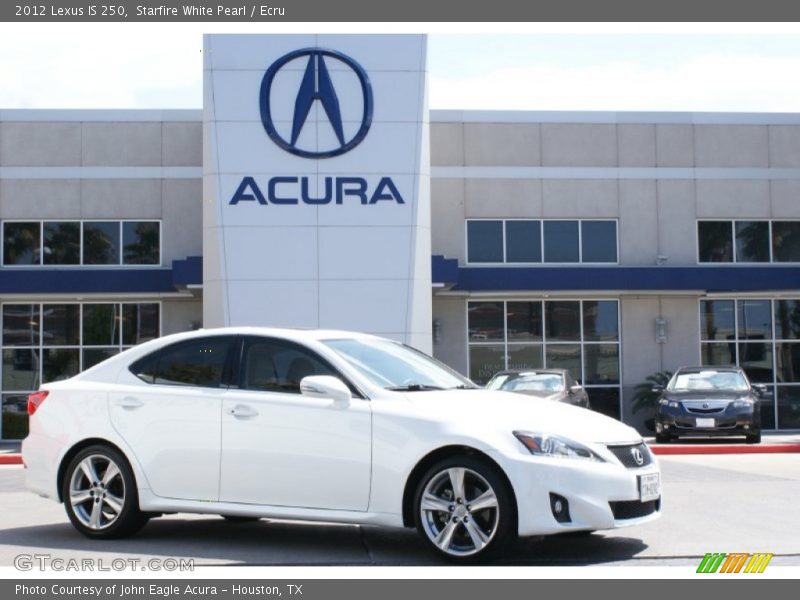 Starfire White Pearl / Ecru 2012 Lexus IS 250
