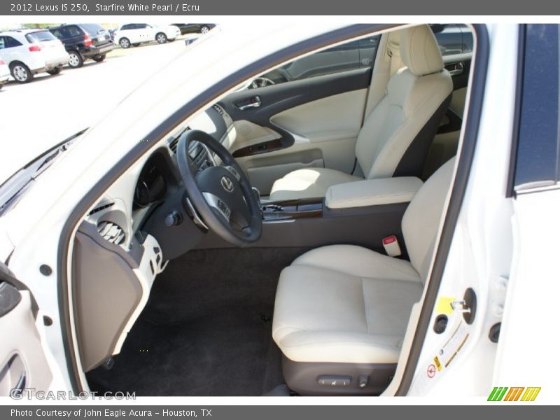 Starfire White Pearl / Ecru 2012 Lexus IS 250