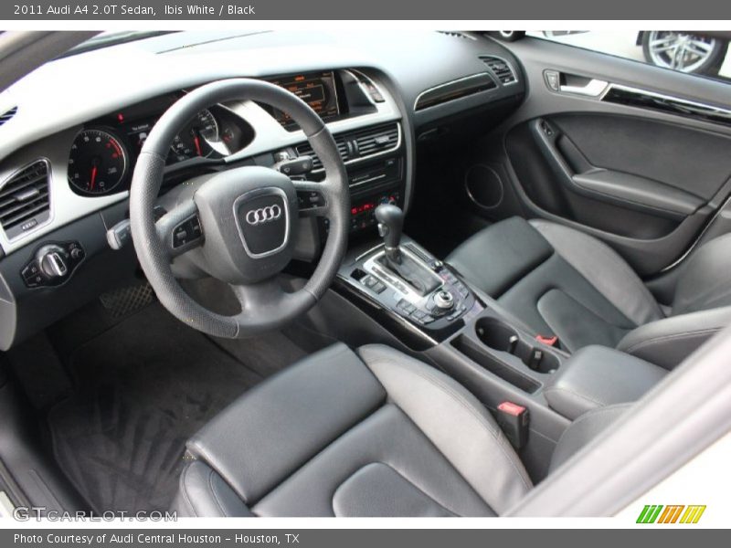  2011 A4 2.0T Sedan Black Interior