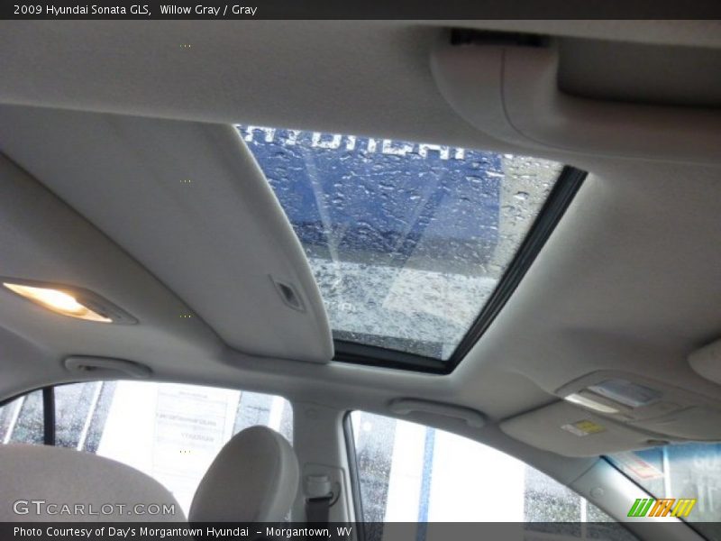 Willow Gray / Gray 2009 Hyundai Sonata GLS