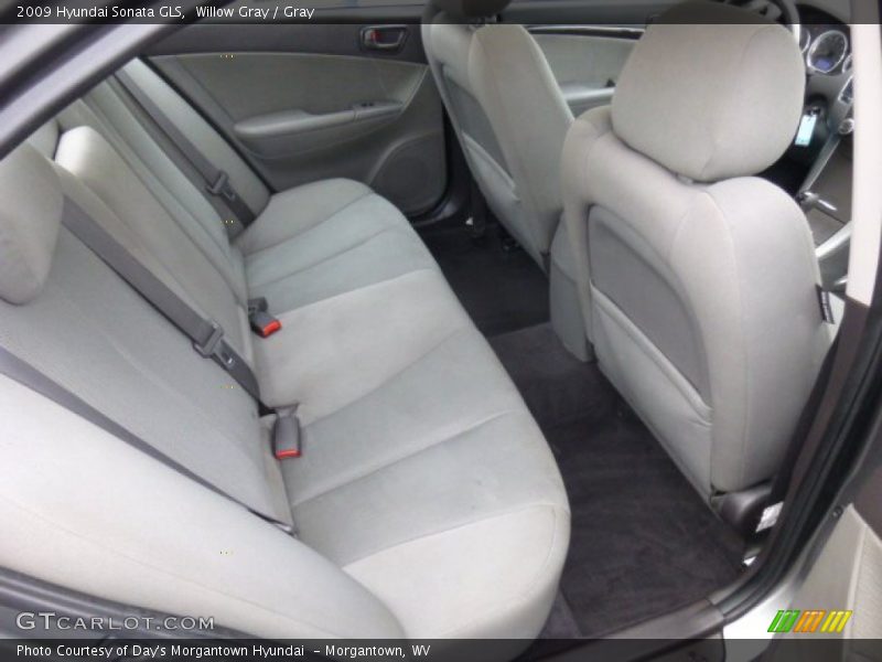 Willow Gray / Gray 2009 Hyundai Sonata GLS