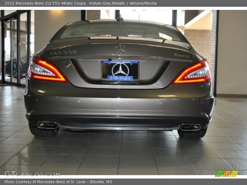 Indium Grey Metallic / Almond/Mocha 2013 Mercedes-Benz CLS 550 4Matic Coupe