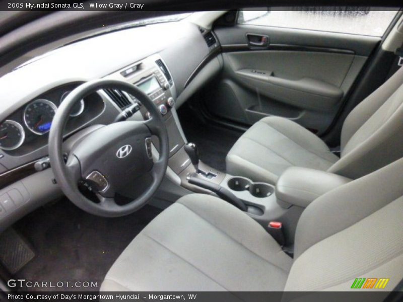 Willow Gray / Gray 2009 Hyundai Sonata GLS