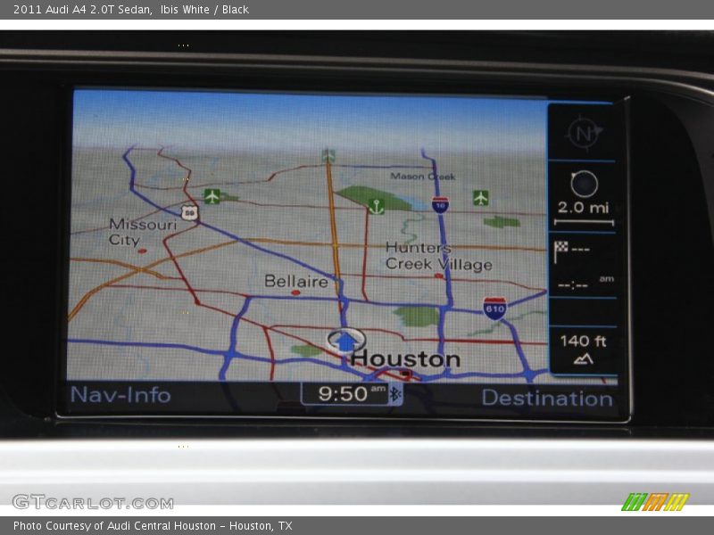 Ibis White / Black 2011 Audi A4 2.0T Sedan