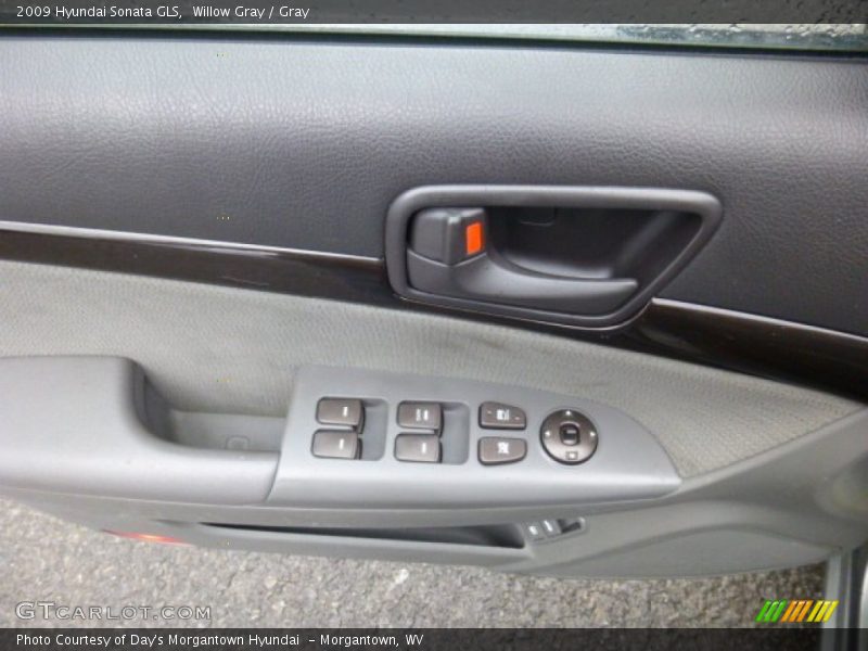 Willow Gray / Gray 2009 Hyundai Sonata GLS