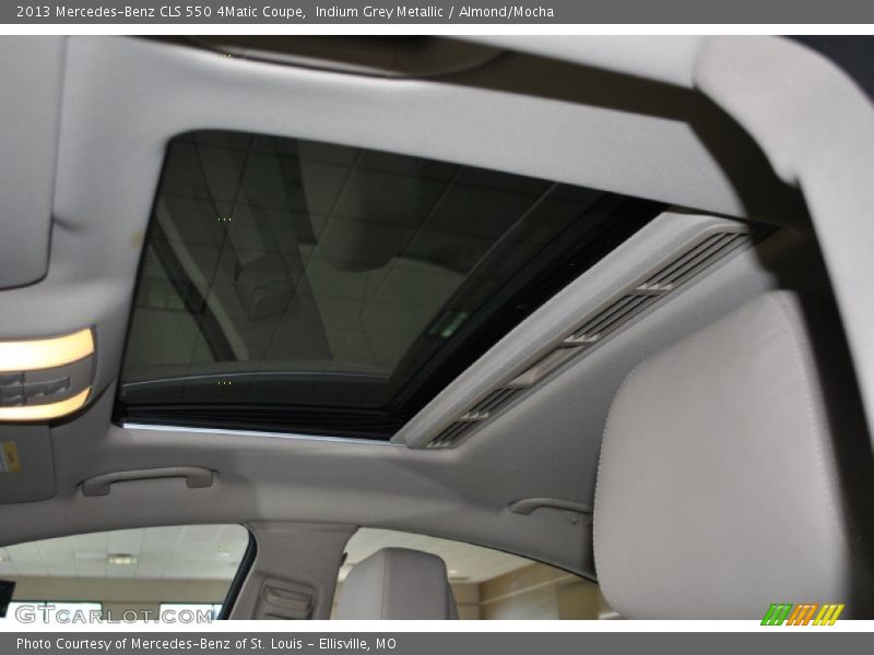 Indium Grey Metallic / Almond/Mocha 2013 Mercedes-Benz CLS 550 4Matic Coupe