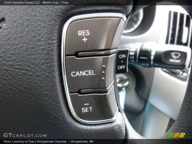 Willow Gray / Gray 2009 Hyundai Sonata GLS
