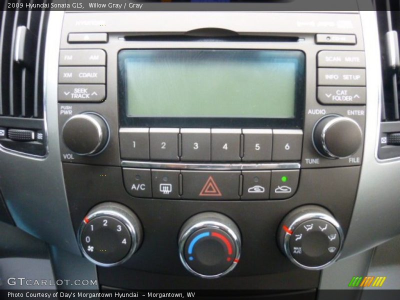 Willow Gray / Gray 2009 Hyundai Sonata GLS