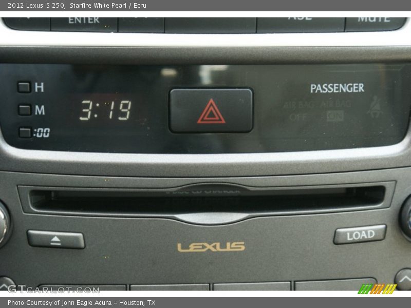 Starfire White Pearl / Ecru 2012 Lexus IS 250