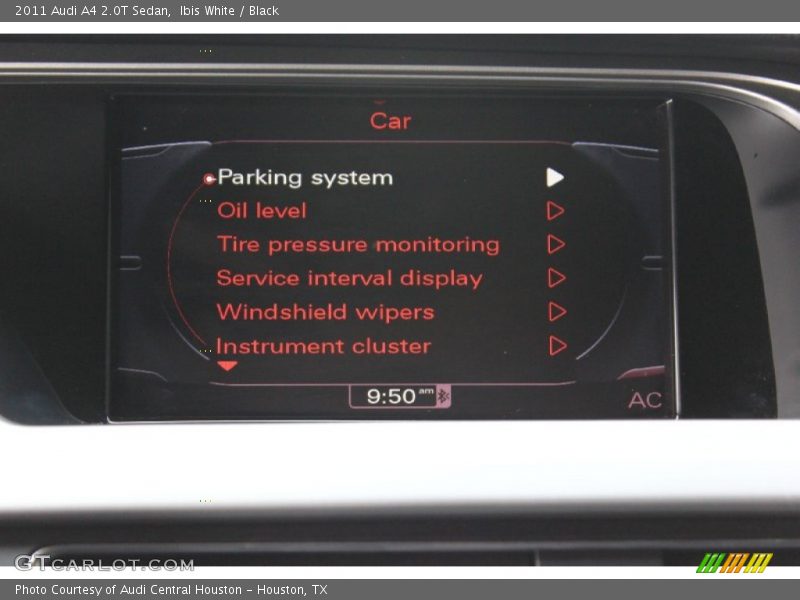 Ibis White / Black 2011 Audi A4 2.0T Sedan