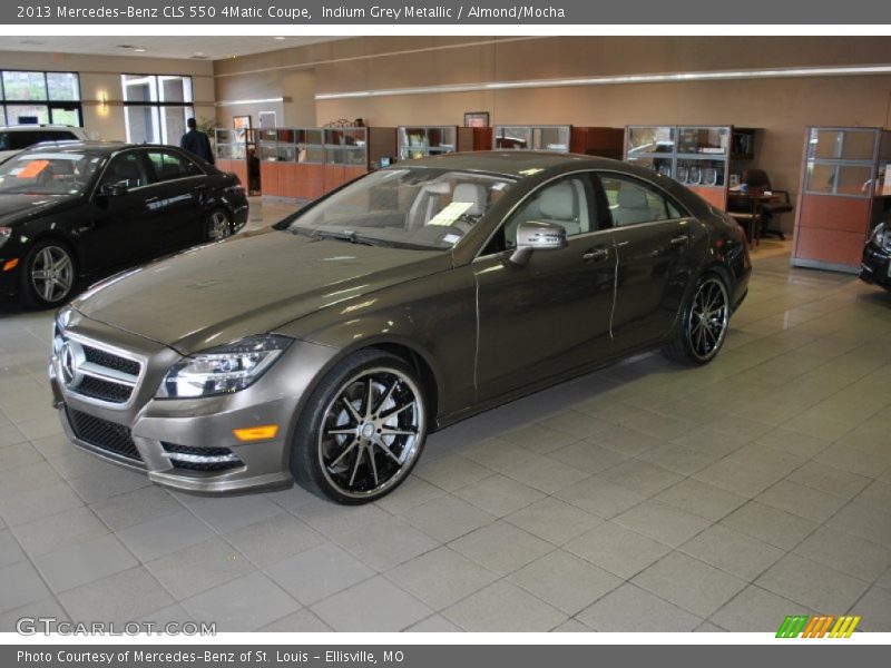 Indium Grey Metallic / Almond/Mocha 2013 Mercedes-Benz CLS 550 4Matic Coupe