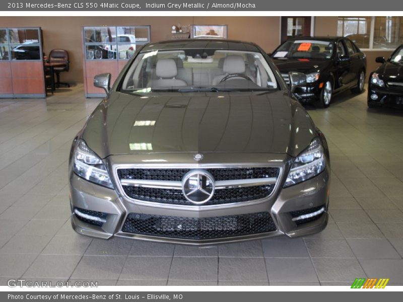 Indium Grey Metallic / Almond/Mocha 2013 Mercedes-Benz CLS 550 4Matic Coupe