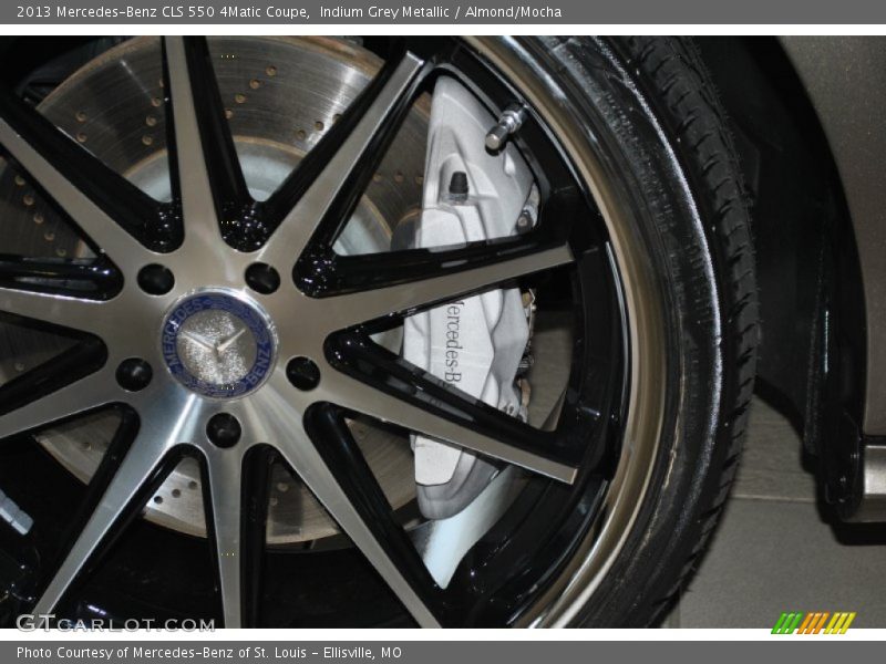Indium Grey Metallic / Almond/Mocha 2013 Mercedes-Benz CLS 550 4Matic Coupe