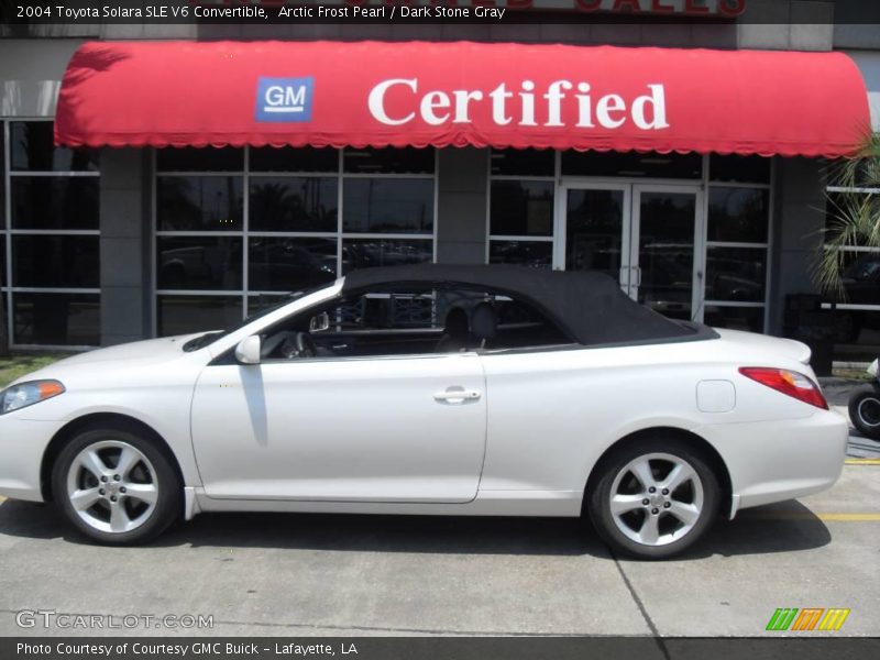 Arctic Frost Pearl / Dark Stone Gray 2004 Toyota Solara SLE V6 Convertible