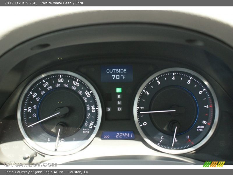 Starfire White Pearl / Ecru 2012 Lexus IS 250