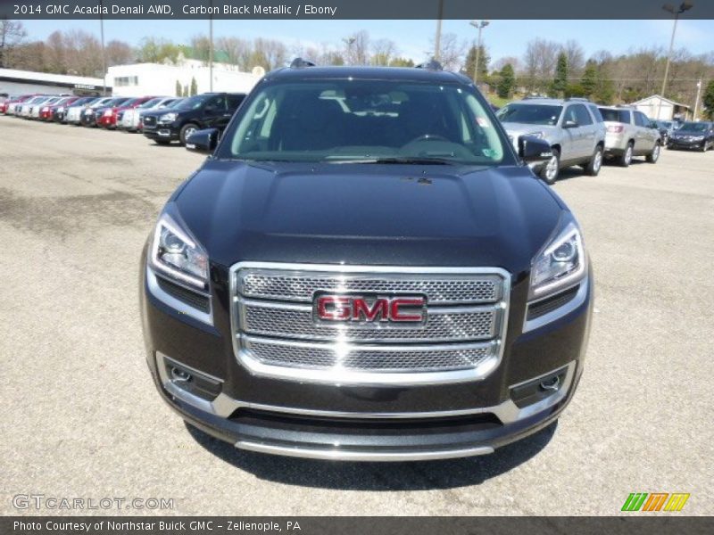 Carbon Black Metallic / Ebony 2014 GMC Acadia Denali AWD