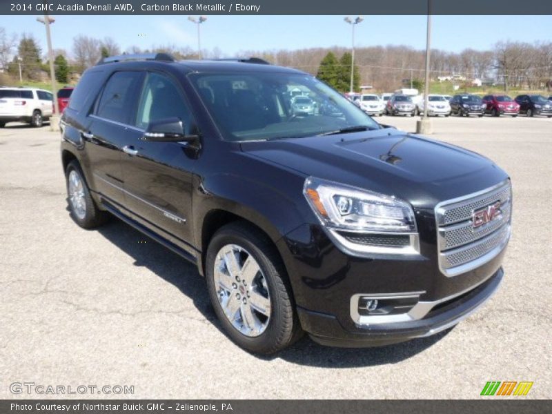 Carbon Black Metallic / Ebony 2014 GMC Acadia Denali AWD