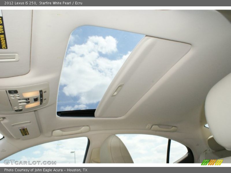 Starfire White Pearl / Ecru 2012 Lexus IS 250