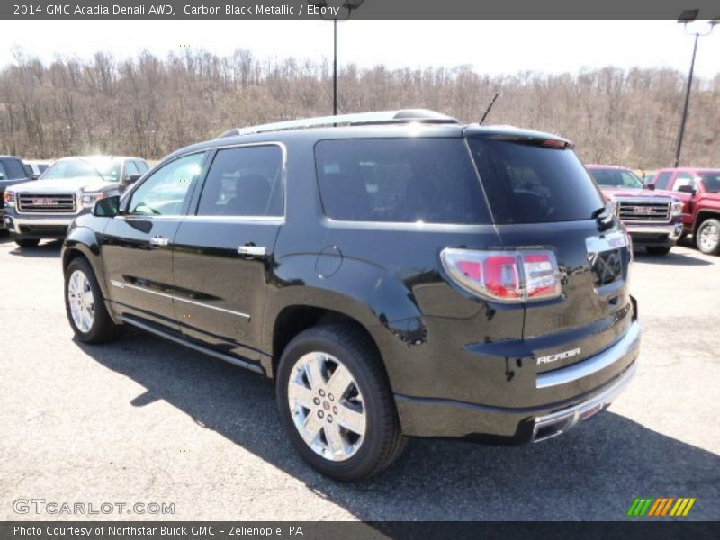 Carbon Black Metallic / Ebony 2014 GMC Acadia Denali AWD