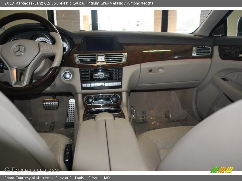 Indium Grey Metallic / Almond/Mocha 2013 Mercedes-Benz CLS 550 4Matic Coupe