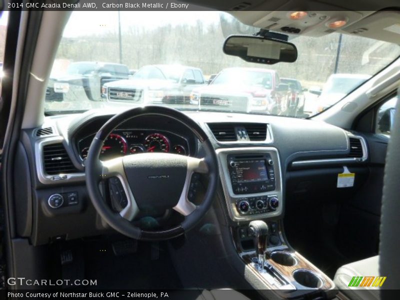 Carbon Black Metallic / Ebony 2014 GMC Acadia Denali AWD