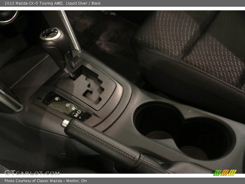 Liquid Silver / Black 2013 Mazda CX-5 Touring AWD