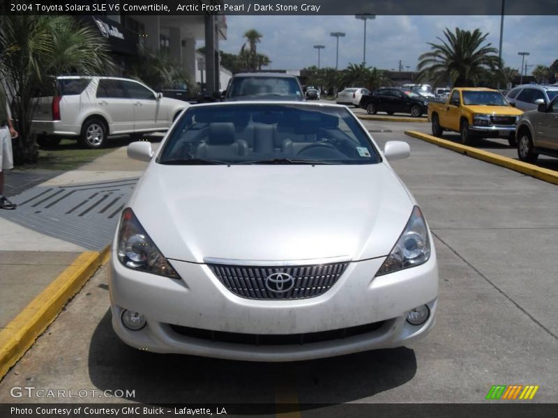 Arctic Frost Pearl / Dark Stone Gray 2004 Toyota Solara SLE V6 Convertible