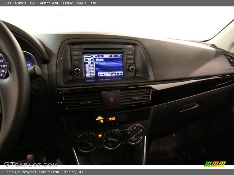 Liquid Silver / Black 2013 Mazda CX-5 Touring AWD