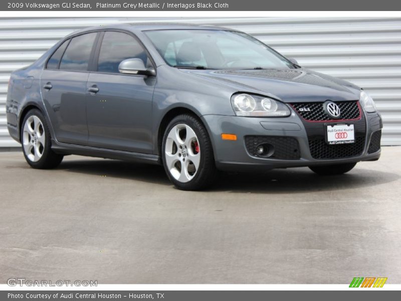 Platinum Grey Metallic / Interlagos Black Cloth 2009 Volkswagen GLI Sedan