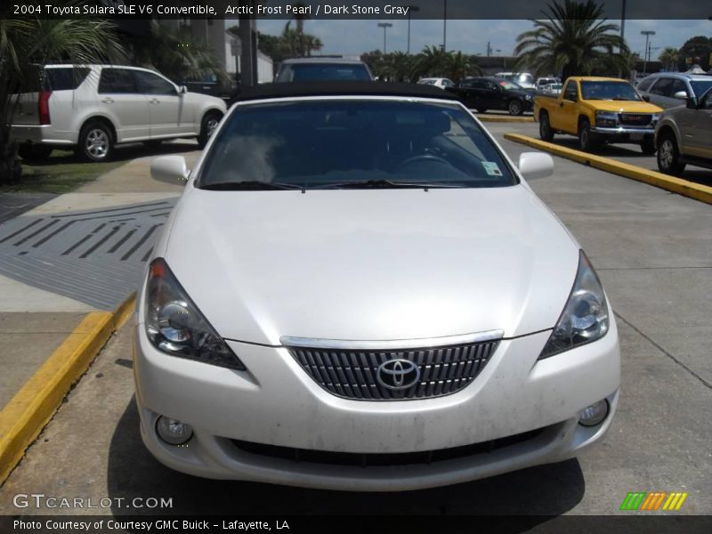 Arctic Frost Pearl / Dark Stone Gray 2004 Toyota Solara SLE V6 Convertible