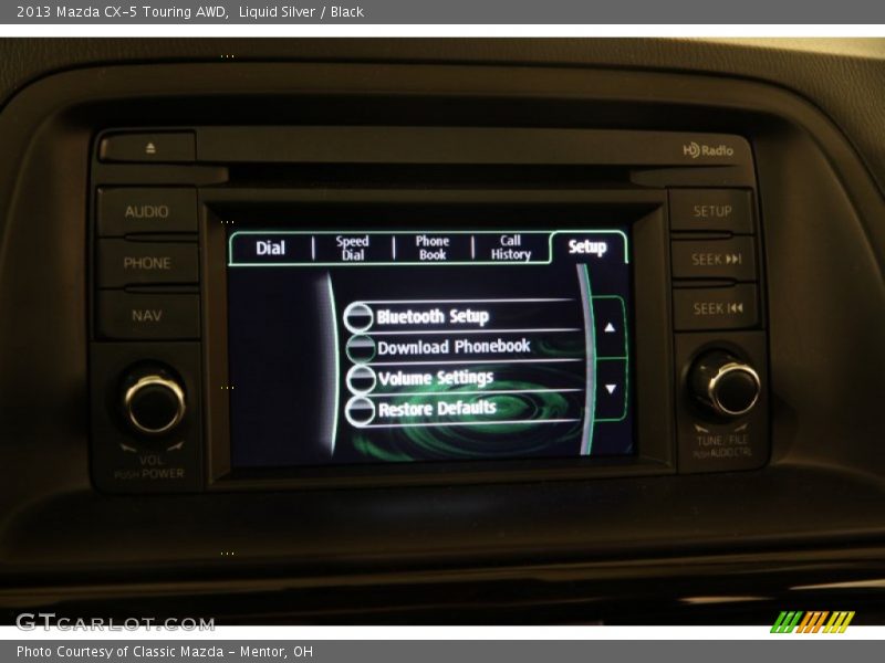 Liquid Silver / Black 2013 Mazda CX-5 Touring AWD