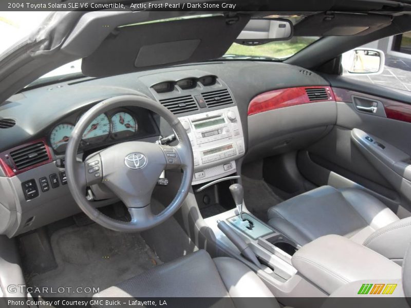 Arctic Frost Pearl / Dark Stone Gray 2004 Toyota Solara SLE V6 Convertible