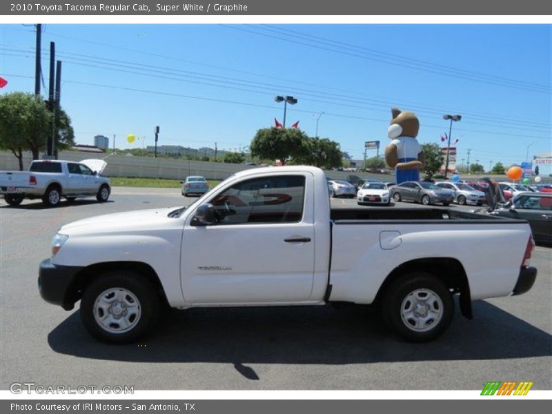Super White / Graphite 2010 Toyota Tacoma Regular Cab
