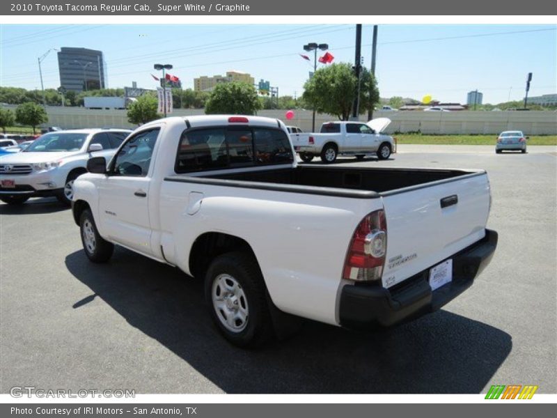 Super White / Graphite 2010 Toyota Tacoma Regular Cab