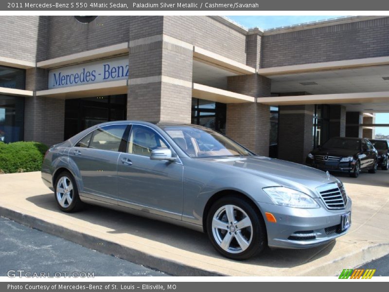Paladium Silver Metallic / Cashmere/Savanah 2011 Mercedes-Benz S 550 4Matic Sedan