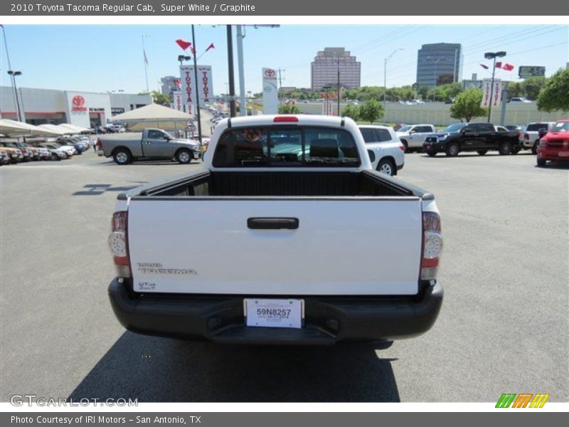 Super White / Graphite 2010 Toyota Tacoma Regular Cab