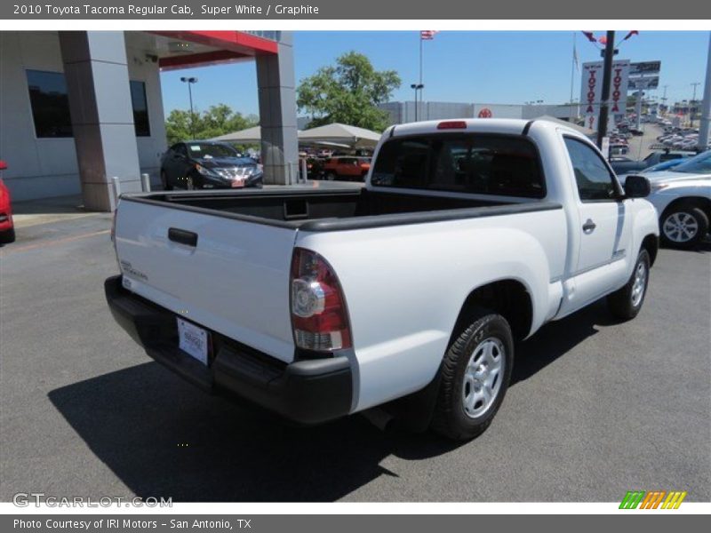 Super White / Graphite 2010 Toyota Tacoma Regular Cab