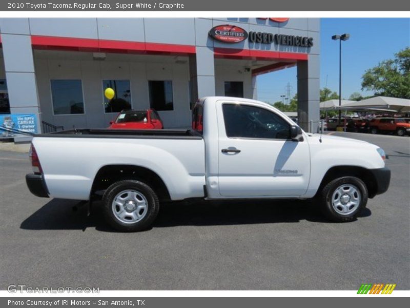 Super White / Graphite 2010 Toyota Tacoma Regular Cab