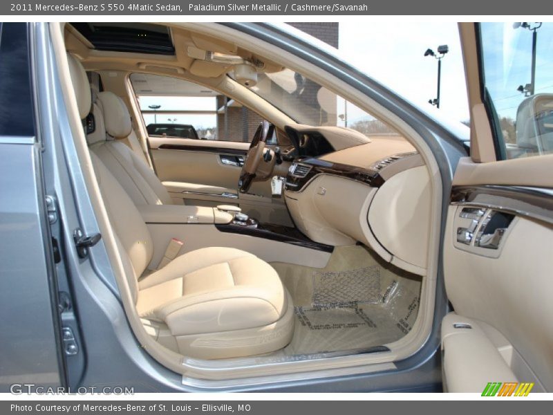 Paladium Silver Metallic / Cashmere/Savanah 2011 Mercedes-Benz S 550 4Matic Sedan