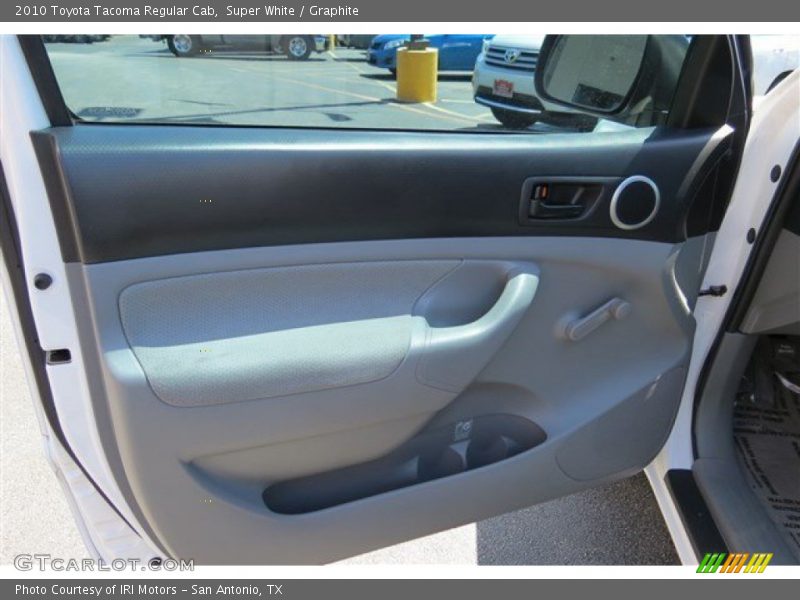 Super White / Graphite 2010 Toyota Tacoma Regular Cab