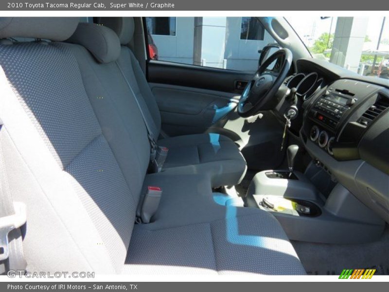 Super White / Graphite 2010 Toyota Tacoma Regular Cab