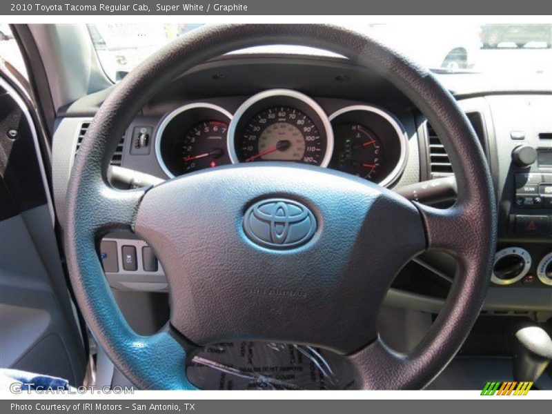 Super White / Graphite 2010 Toyota Tacoma Regular Cab